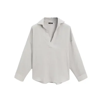 Massimo Dutti Shirt Women's Gray