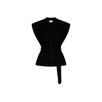 Lemaire Sleeveless V Neck Jacket