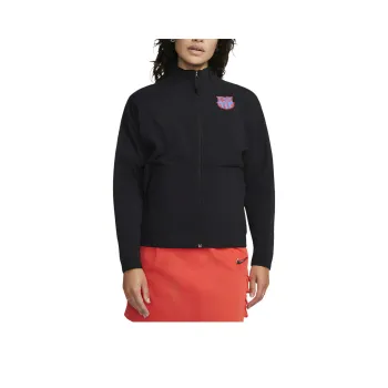 Nike x FIT F.C. Barcelona Jackets Coats Women's Black Signal Blue