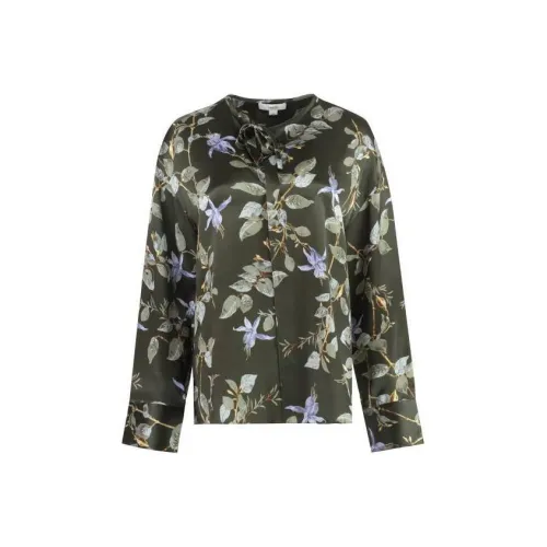 VINCE Bellflower Silk Blouse