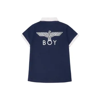 Boy London Polo Shirt Women's Navy Blue/White