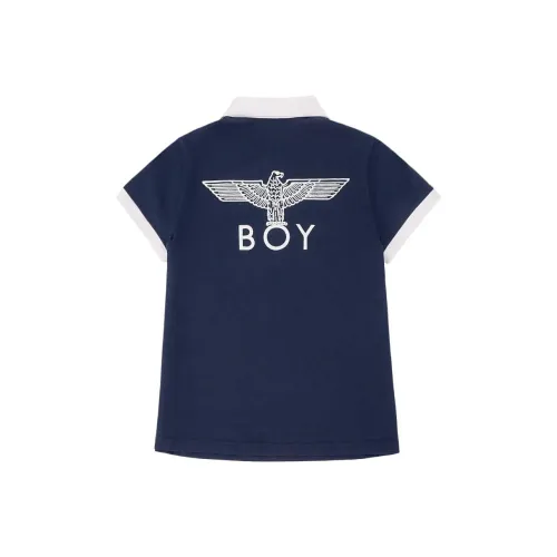 Boy London Polo Shirt Women's Navy Blue/White