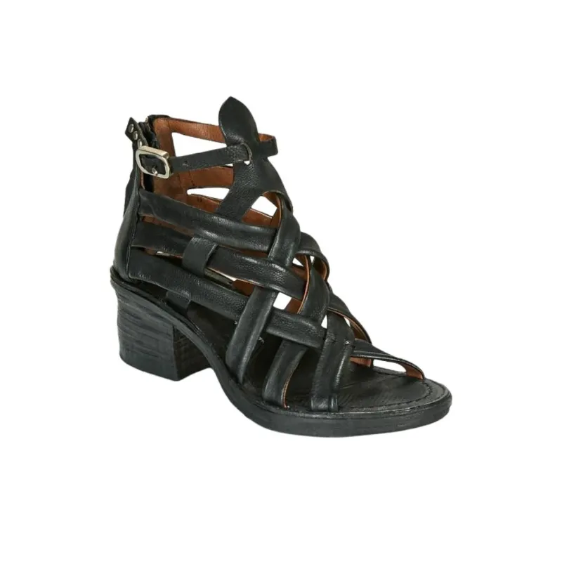 AirStep KENYA BRIDE Roman Sandals 5cm Women's Black-3
