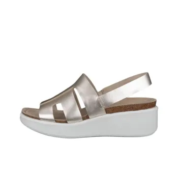 Ecco Flowt One Strap Sandals 3cm Women's Metallic