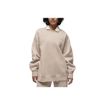 Jordan Flight Fleece Sweatshirt Women's Medium Brown
