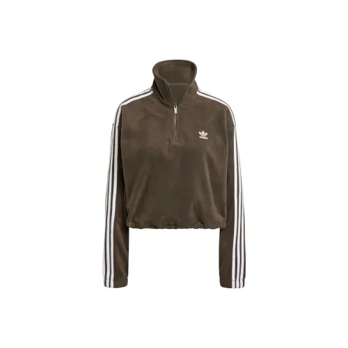 Adidas Originals Polar Fleece Sweatshirt Women's Shadow Olive