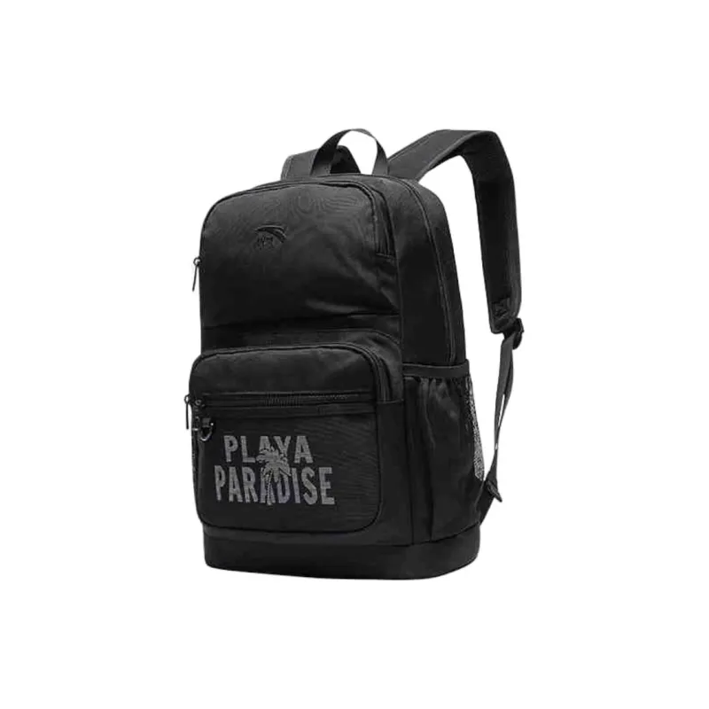 Anta Nylon Backpack Unisex Basic Black-1