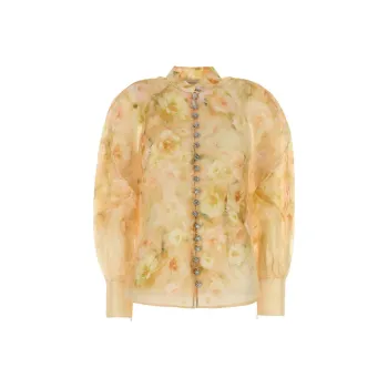 Zimmermann Crush Buttoned Blouse