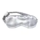 Silver Gray 19mm Eye Mask (100% mulberry silk)