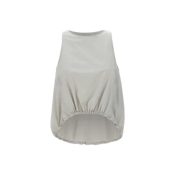 HERNO Drawstring Hem Puffer Tank Top