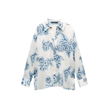ZARA Shirts Women's Blue