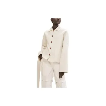 HERMES Jackets Coats Women's White