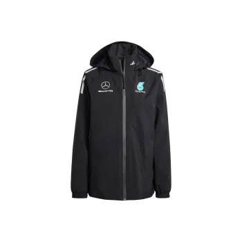 Adidas TEAM Jackets Coats Women's Black/Reflective Silver