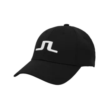 J.Lindeberg Polyester, Elastane Baseball Caps Men's Black