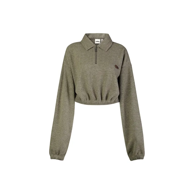 Guuka Hero Sweatshirt Women's Mustard Green-0