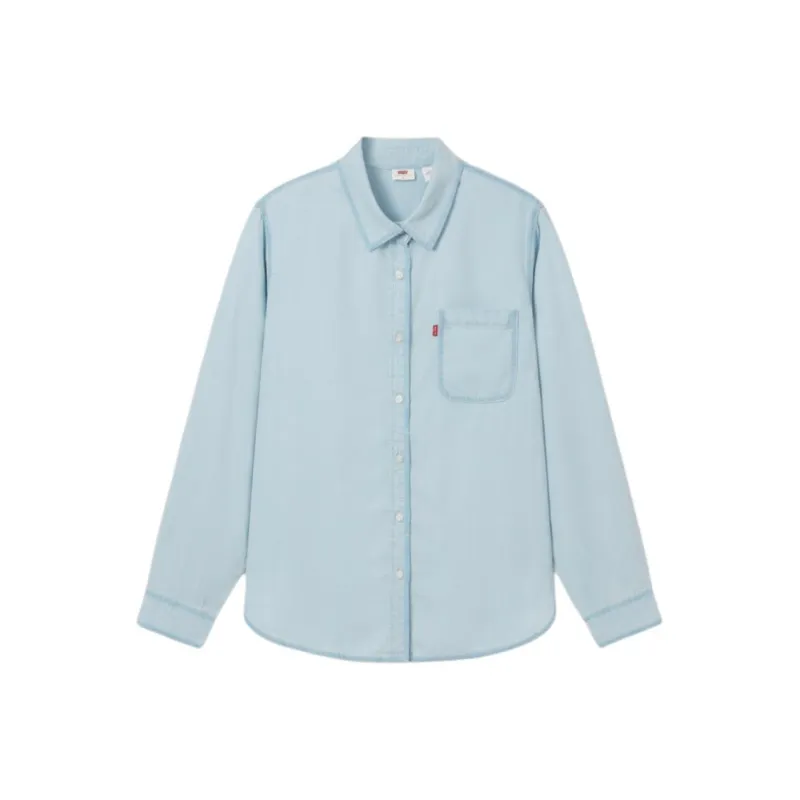 Levi's Shirt Women's Light Blue-0