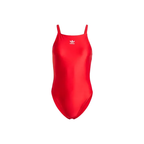 Adidas Originals 3-Stripes Bodysuits Women's Red