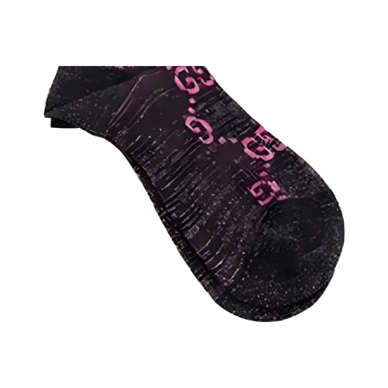 GUCCI SS23 Knee High Socks Women's 1 Pack Black-3