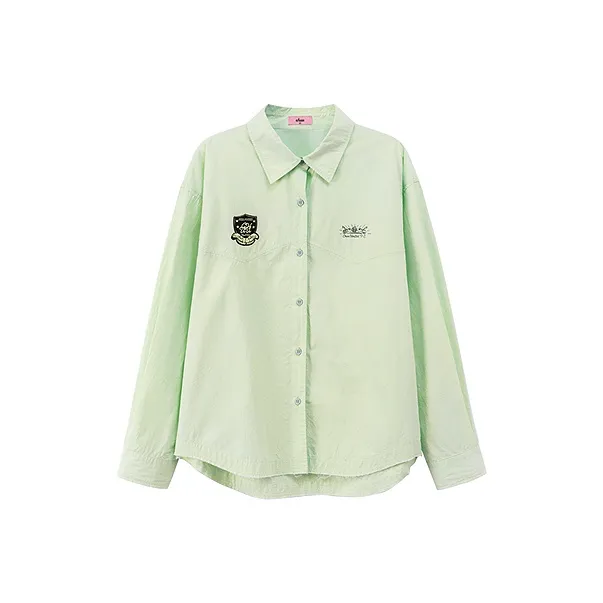 CHUU Shirts Women's Mint Green-0