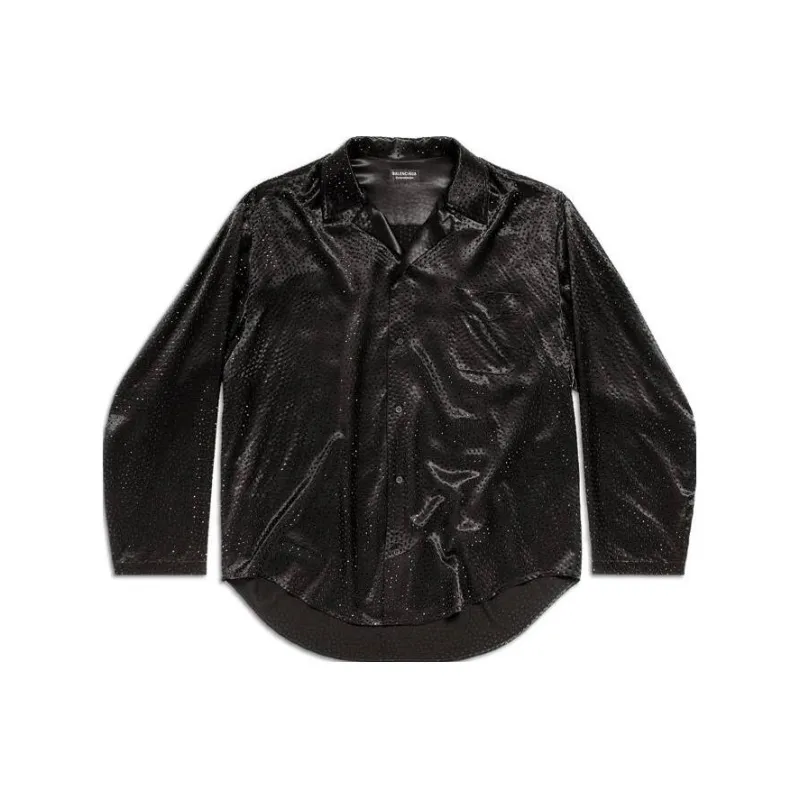 Balenciaga Rhinestone Embellished Shirt-0