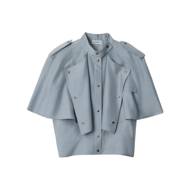 Burberry Silk Cape Top-0