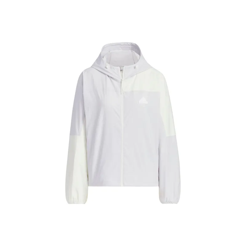 Adidas LIGHTWEIGHT COLOURBLOCK JACKET Jackets Coats Women's Jade White-0