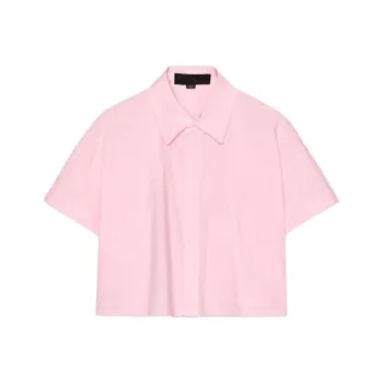 ZARA Shirt Women's Light Pink Red