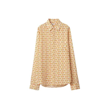 Burberry B Pattern Long Sleeved Shirt