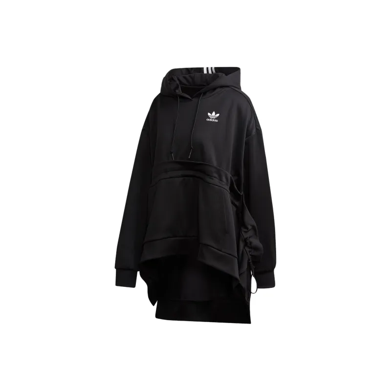 Adidas Hoodie Sweatshirt Women's Black-0