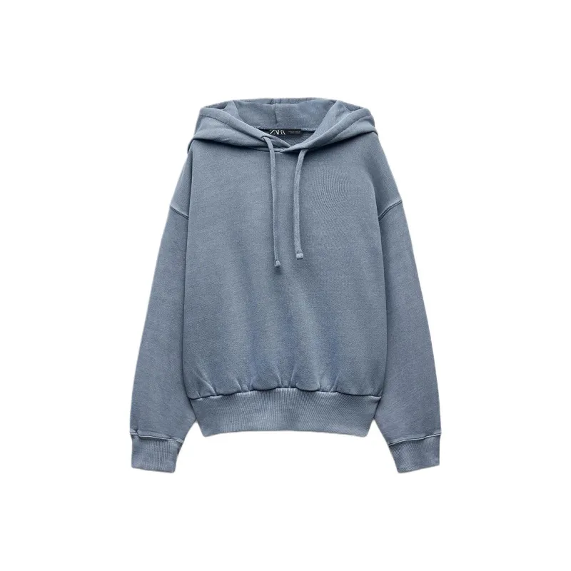 ZARA Sweatshirts Women's Blue-0