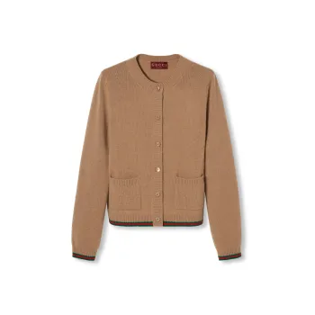 GUCCI Web Detailed Cardigan