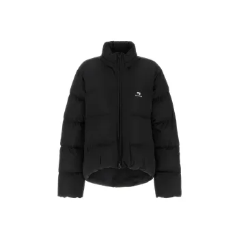 Balenciaga Zip Up Long Sleeved Down Jacket