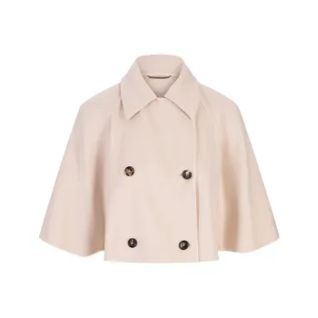 MaxMara Double Breasted Cropped Coat