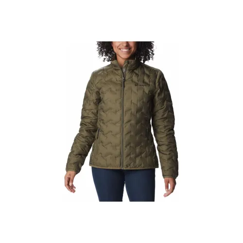 Columbia Delta Ridge Down Jackets Women's Stone Green