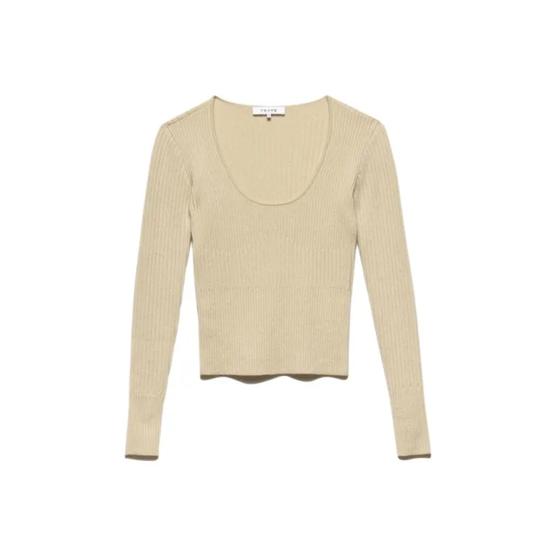 FRAME Cashmere Sweater Women's Ecru-0