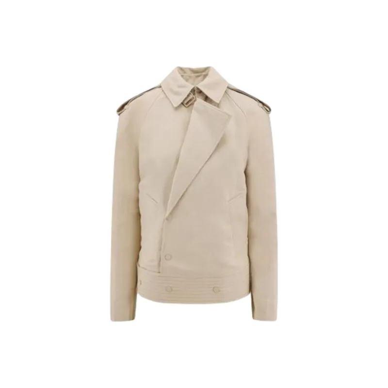 Burberry Off centre Canvas Trench Jacket-0