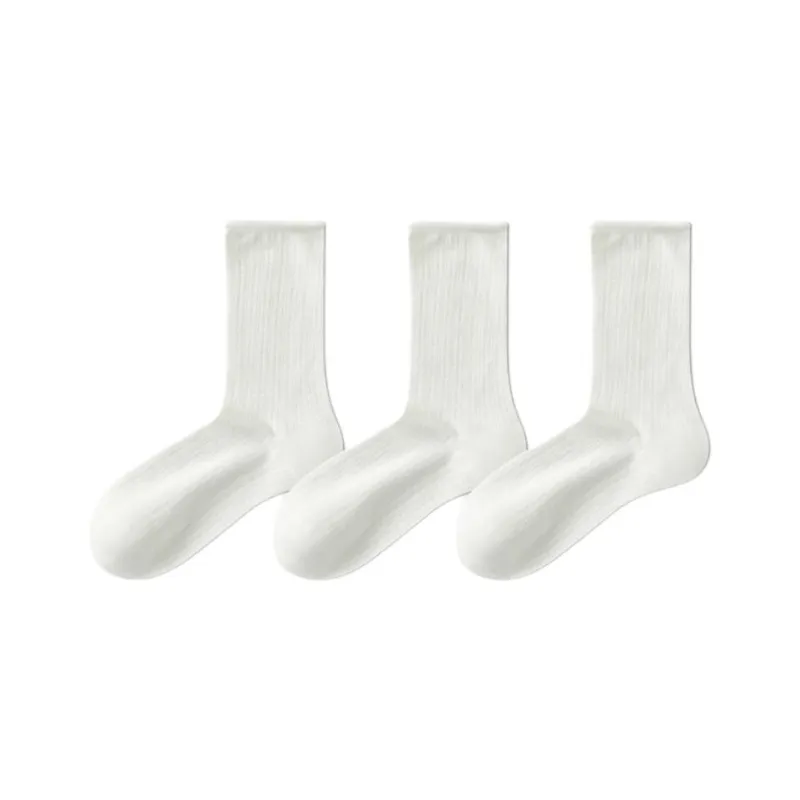 Temooues Mid Calf Socks Women's Combo Set-9