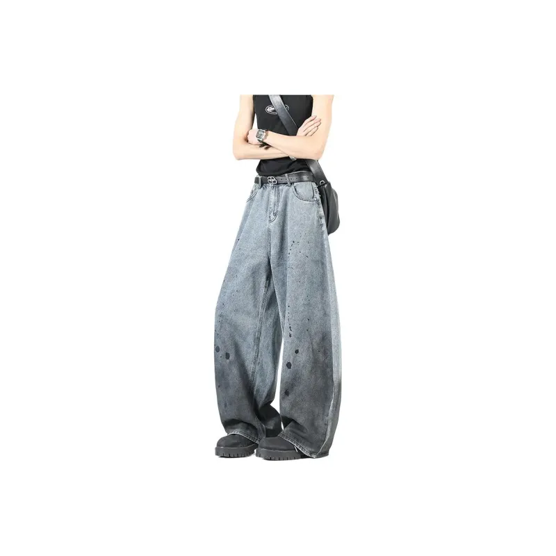 Warrior Huichao Cloud Sail Collection Jeans Unisex Blue-0