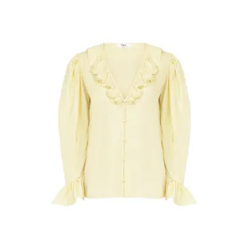 Chloé Ruffled Silk Blouse