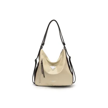 RIVMIND PU Tote Bag, Shopping Bag, Shoulder Bag Women's White/Blue/Red/Coffee/Black