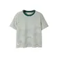 Rainforest Green White Pinstripe