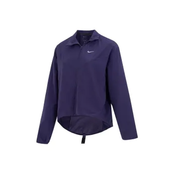 Nike Women's Logo Print Running Sports Jacket Purple