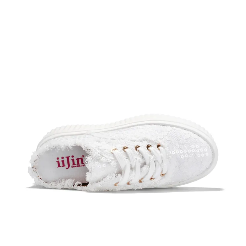 IiJin Sequins Closed Toe Slippers Women's-3