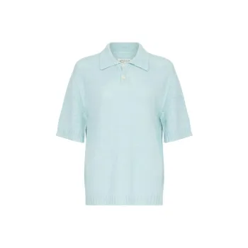 Maison Margiela Short Sleeved Knitted Polo Top