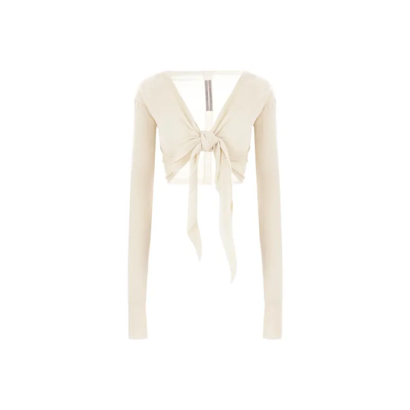 RICK OWENS Tied Cardigan-0