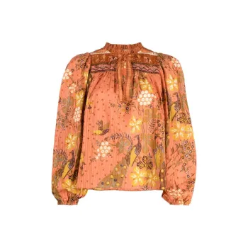 Ulla Johnson Rana Tie-neck Blouse