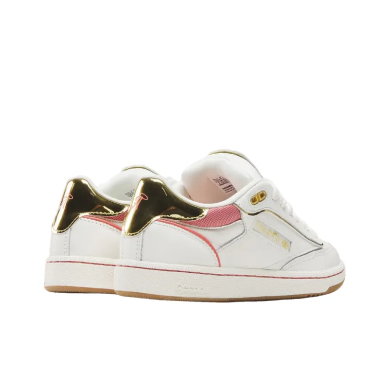 Reebok Club C Bulc Angel Reese Chalk Sunset Coral Women's-1