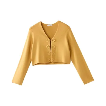 Inman Knitwear Women's Yellow Calla Lily