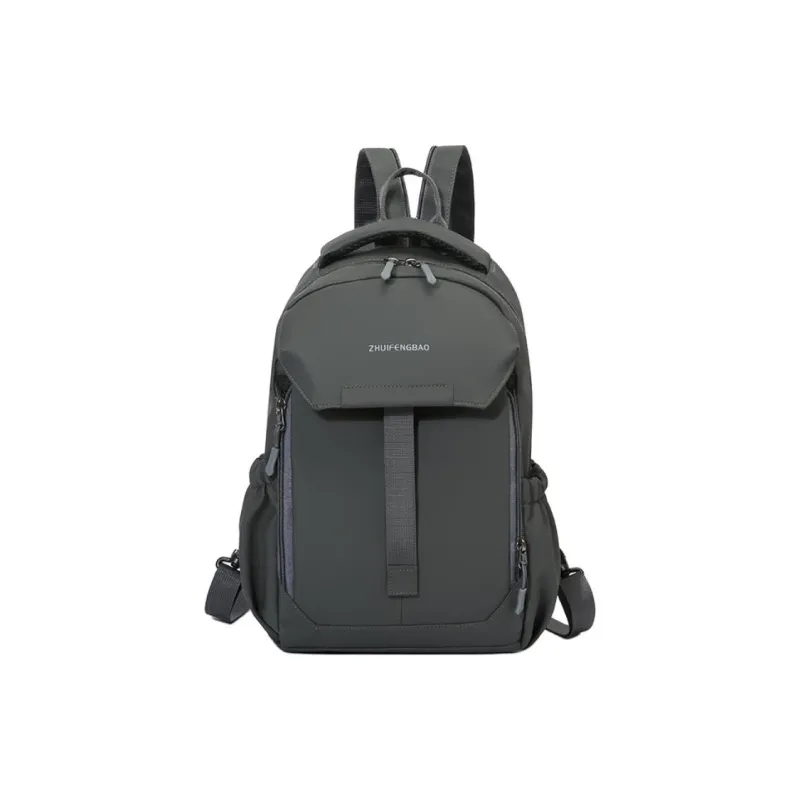 GEERDUN Oxford Backpack Unisex Light Gray, Dark Gray, Black, Pink, Army Green, Blue-1