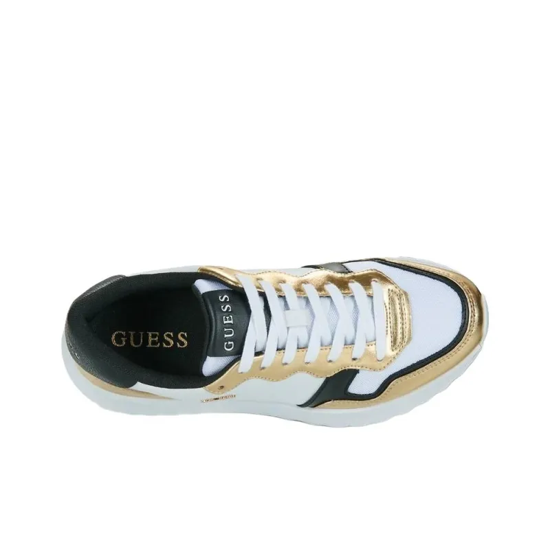 GUESS Abrasion Resistant Low Top Casual Shoes Women's White-4